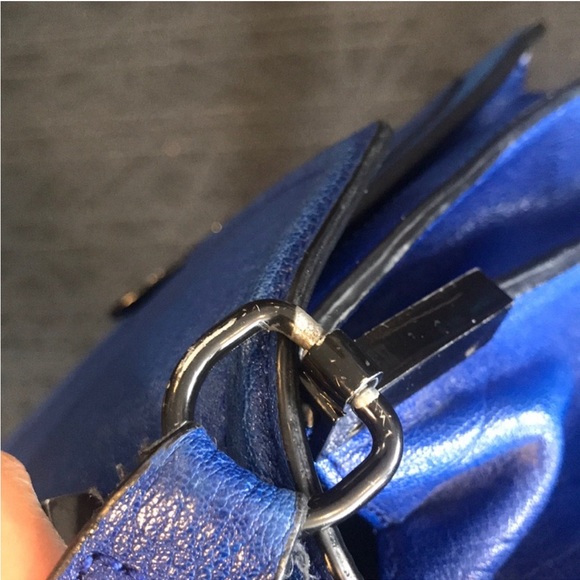 Loeffler Randall Black blue messenger bag satchel - Picture 4 of 6